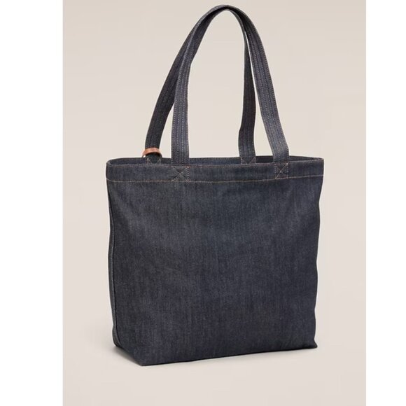 NWT Anna Sui x Old Navy Logo Tote Bag, Rinsen (Denim) - Picture 5 of 5